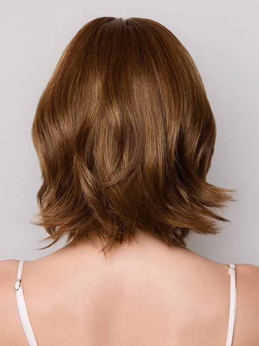 FARREN by AMORE in color BROWN-TOPAZ | Medium brown and light honey brown are carefully blended to create this warm-toned brunette shade. 