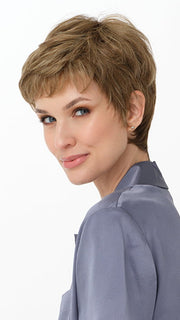 FIONA by ENVY in color MOCHA FROST | Light Brown blended with Golden Blonde