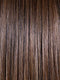 FRENCH ROAST BROWN-R  | A deep, luxurious brunette featuring a dark brown base with warm bronze and subtle red undertones. Softly rooted for natural depth and dimension.