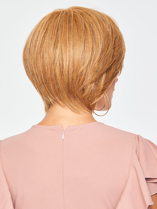 Model is wearing DISCRETION by GABOR in color LIGHT-RED | STRAWBERRY BLONDE and Pale Reddish Blonde