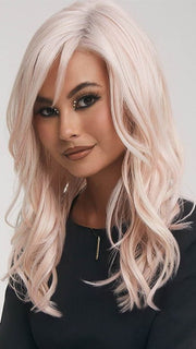 GLAM WAVEZ by Rene of Paris in PINK CHAMPAGNE | A perfect mixture of soft baby Pink and Light Pale Blond tones  FB MAIN IMAGE