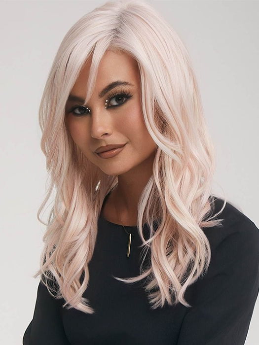 GLAM WAVEZ by Rene of Paris in PINK CHAMPAGNE | A perfect mixture of soft baby Pink and Light Pale Blond tones  FB MAIN IMAGE
