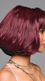 A modern mid-length bob wig