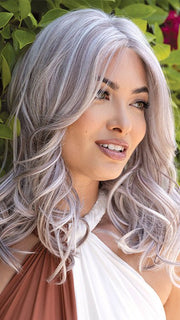 FROZEN MULBERRY | Pale White-Grey Platinum base with subtle Lavender and Frosted Berry Tones delicately woven throughout