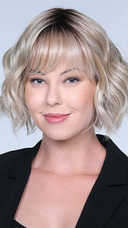The pre-cut bangs are ready-to-wear