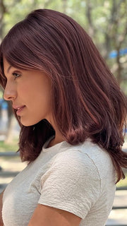 CHERRY-COLA | Dark Auburn Base with Brighter Red Highlights