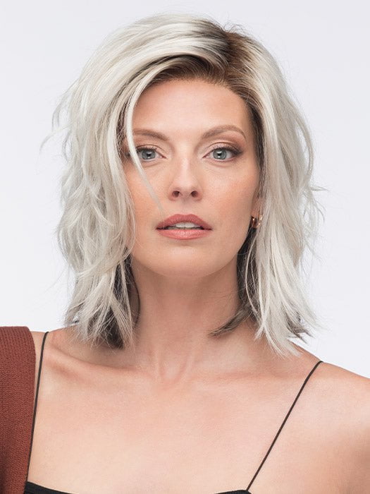 MELLOW by Estetica in ICY-SHADOW | Iced Blonde dusted with Soft Sand and Golden Brown Underneath PPC MAIN IMAGE FB MAIN IMAGE