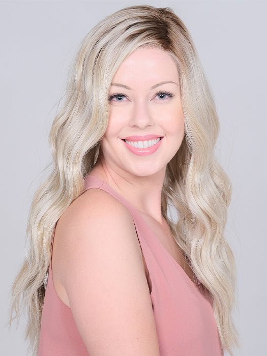 A unique and modern curl pattern that's smooth and sweet