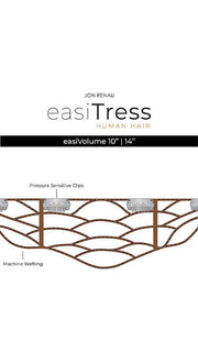 The easiVolume 10" features machine wefting for maximum coverage and 4 pressure sensitive clips.