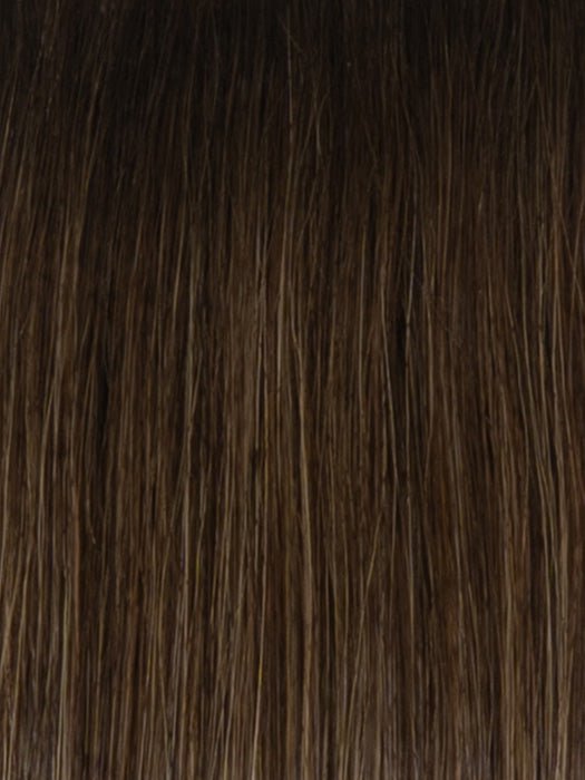 RL8/12SS SHADED MOCHA | Medium Brown with Dark Blonde highlights from roots to ends