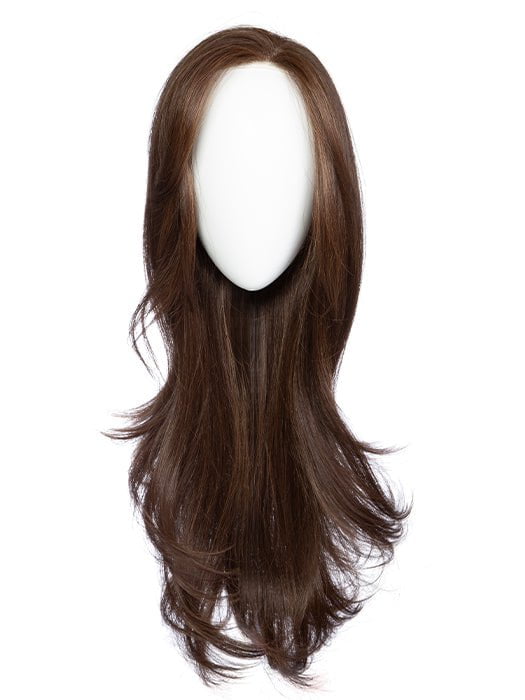 FEATURE LENGTH by Raquel Welch in RL4/6 BLACK COFFEE | Dark Brown Evenly Blended with Medium Brown