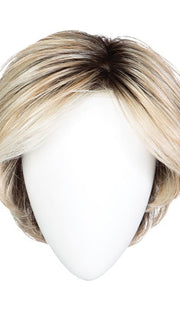 MONOLOGUE by Raquel Welch in RL19/23SS SHADED BISCUIT | Light Ash Blonde Evenly Blended with Cool Platinum Blonde with Dark Roots
