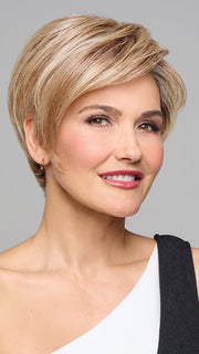 MONOLOGUE by Raquel Welch in RL14/22SS SHADED WHEAT | Dark Blonde Evenly Blended with Platinum Blonde with Dark Roots FB MAIN IMAGE