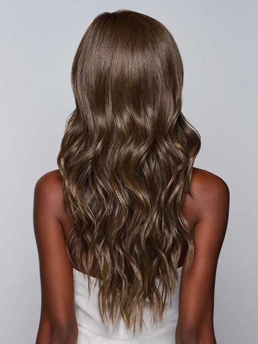 RUNWAY REHEARSAL by RAQUEL WELCH in color RL8/12SS ICED MOCHA | Medium Brown shaded with Dark Blonde