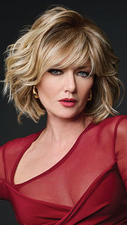 WAVES AND RAVES by Raquel Welch in RL1621SS SHADED SAND | Light Blonde shaded with Medium Brown
