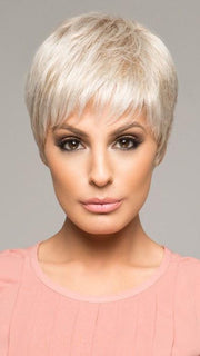 WINNER ULTRA PETITE by Raquel Welch in R23S+ GLAZED VANILLA | Cool Platinum Blonde with Almost White Highlights