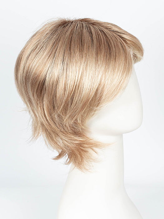 ARABIAN SAND | Neutral Chocolate Brown Roots fade into a Neutral Blonde Base, blended with Sandy, Chestnut, Golden, and Honey Blondes, with Soft Creamy Blonde Highlights and Face-Framing Lowlights
