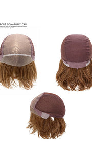 CAP CONSTRUCTION | EXTENDED LACE FRONT | MONO TOP | HAND TIED | PU STRIPS AT NAPE /EAR TABS