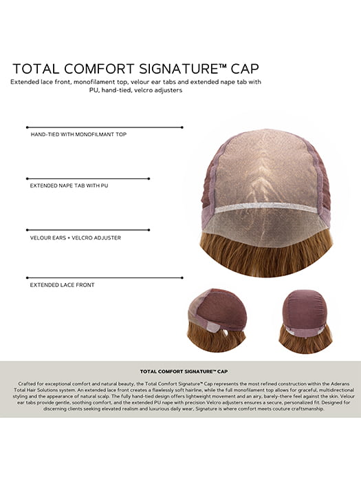 CAP CONSTRUCTION | EXTENDED LACE FRONT | MONO TOP | HAND TIED | PU STRIPS AT NAPE /EAR TABS