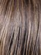 TRUFFLE CREAM-R  | A chocolate truffle-inspired medium brown base with creamy light blonde highlights and dark roots, creating a balanced, multidimensional brunette.