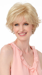 VICTORIA by ENVY in color MEDIUM BLONDE | Soft Golden Blonde with Champagne Blonde highlights
