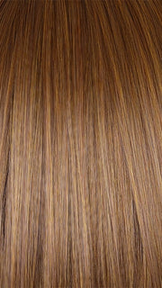BROWN-TOPAZ | Medium brown and light honey brown are carefully blended to create this warm-toned brunette shade. 