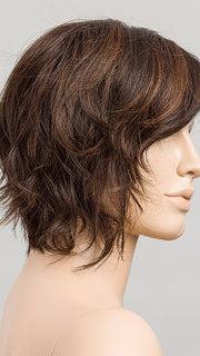 DARK CHOCOLATE ROOTED 4.6.33 | Darkest/Dark Brown with Dark Auburn Blend and Shaded Roots