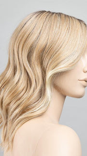 SAHARA BEIGE ROOTED | Light Golden Blonde and Lightest Golden Blonde with Light Honey Blonde Blend and Shaded Roots