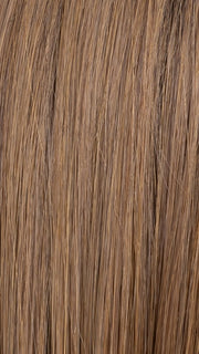 ALMOND-BROWN-ROOTED | Medium Brown, Light Auburn and Medium Warm Brown Blend with Shaded Roots