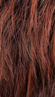 AUBURN ROOTED 33.130.4 | Dark Auburn, Deep Copper Brown, and Darkest Brown Blend with Shaded Roots