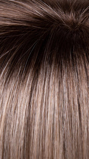 CHAMPAGNE SHADOW | Soft Dark Blonde with Platinum Highlights and Chestnut Roots