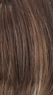 CKISSRT4 | Golden Brown with Copper Blonde Highlights & Dark Brown Roots