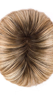 SANDY BLONDE ROOTED | Medium Blonde, Light Neutral Blonde, and Light Strawberry Blonde Blend with Shaded Roots
