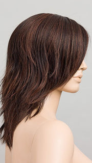 DARK AUBURN ROOTED | Dark Auburn and Deep Copper Brown with Black/Dark Brown Blend with Shaded Roots