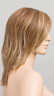 LIGHT BERNSTEIN ROOTED | Lightest Brown, Light Golden Blonde, and Dark Strawberry Blonde Blend with Shaded Roots