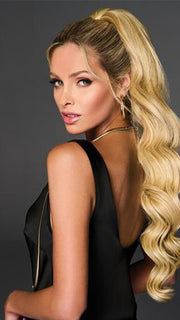 An extra long wavy pony