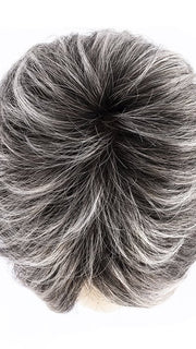 DARK GREY SHADED 51.44.39 | Black/Dark Brown, Darkest Brown, and Lightest Brown with Grey Blend and Shaded Roots
