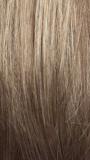 CASHMERE BROWN R | Slightly Rooted Medium Beige Brown base with woven Velvet Blonde Highlights