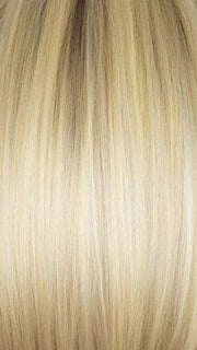 LIGHT ASH BLOND R |  Ash Pearl Blonde, Creamy Ivory, and Pale Cream.  Rooted with Ash Brown and White Grey.