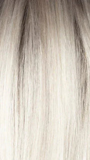 MILKY OPAL R | A Blend of Creamy Blonde and White Blonde Rooted with Warm Brown