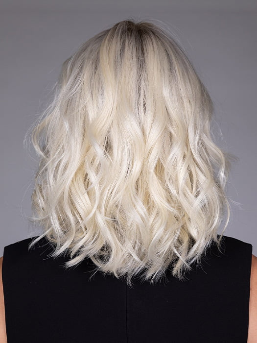 Model is wearing ATHEN by BELLETRESS in color ALPINE CREAM R | Icy Blonde Shade with a Cool, Creamy Base Softened by Hints of Pale Beige