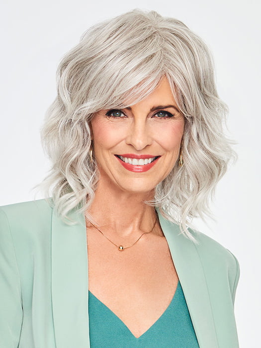 Model is wearing LIVELY by GABOR in color LIGHT-GREY | Silver to Light Gray