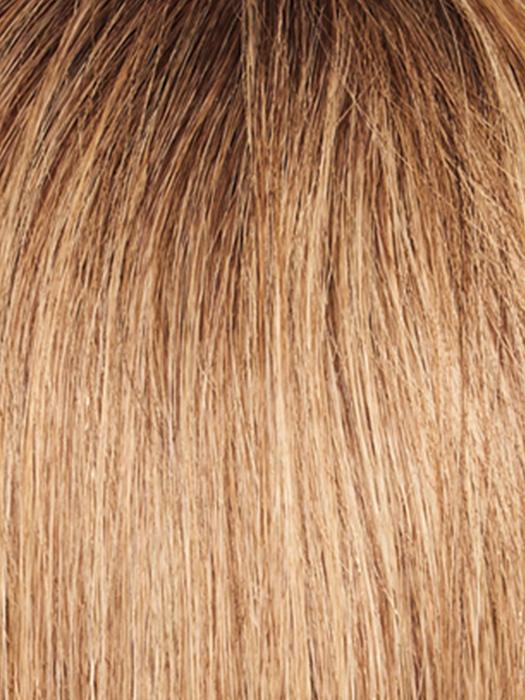 SS14/25 SHADED HONEY GINGER | Dark Blonde Evenly Blended with Medium Golden Blonde Highlights and Dark Roots