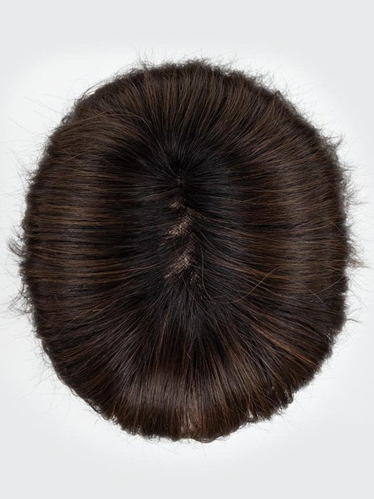 CHOCOLATE ROOTED | Medium to Dark Brown base with Light Reddish Brown highlights and Dark Roots