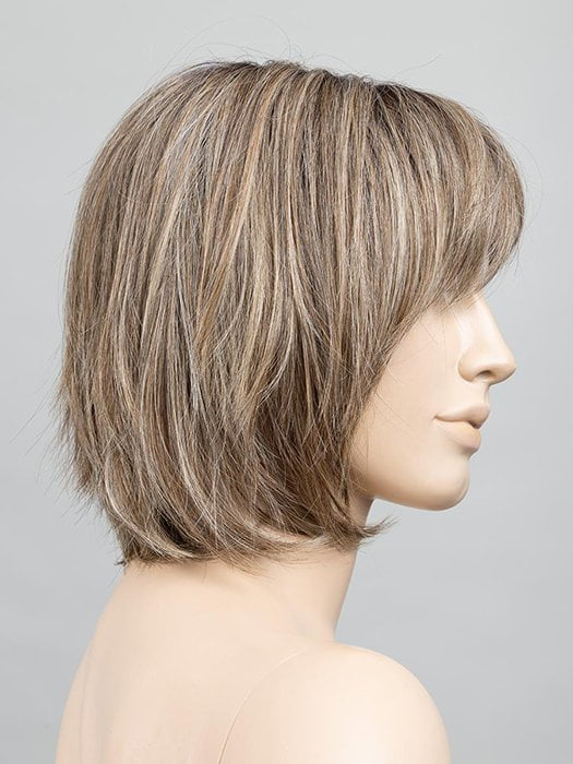 DARK SAND ROOTED | Light Brown base with Lightest Ash Brown and Medium Honey Blonde blend and Dark Roots