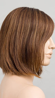 CHOCOLATE ROOTED | Medium Warm Brown with Dark Auburn and Dark Strawberry Blonde Blend with Shaded Roots