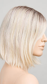 LIGHT CHAMPAGNE ROOTED | Lightest Pale Blonde and Lightest Golden Blonde with Winter White Blend and Shaded Roots