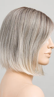 METALLIC BLONDE TIPPED | Black/Dark Brown/Lightest Brown and Pearl White and Pearl Platinum with Grey Blend and Lighter Tipped Ends
