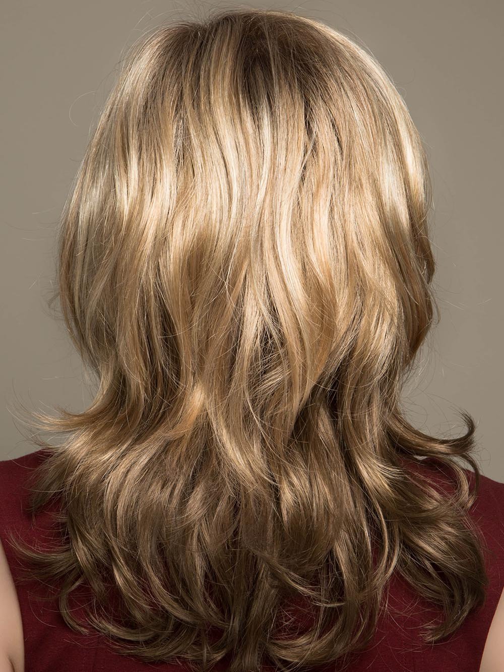 GIGI by JON RENAU in 12FS8 | Light Gold Brown, Light Natural Gold Blonde and Pale Natural Gold-Blonde Blend, Shaded with Medium Brown