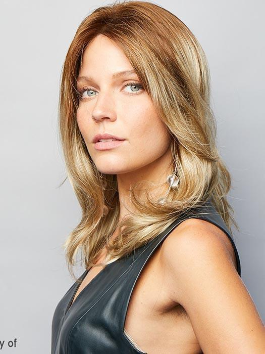  With her windblown locks, you will be the center of attention in every room. Jules has a lace front creating an invisible hairline.